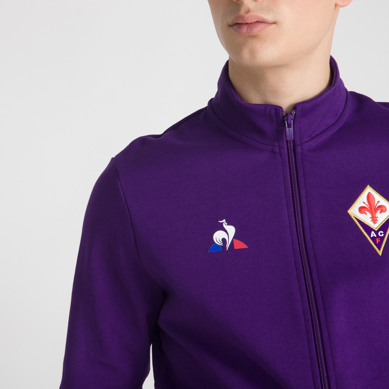 Felpa fiorentina le coq sportif outlet