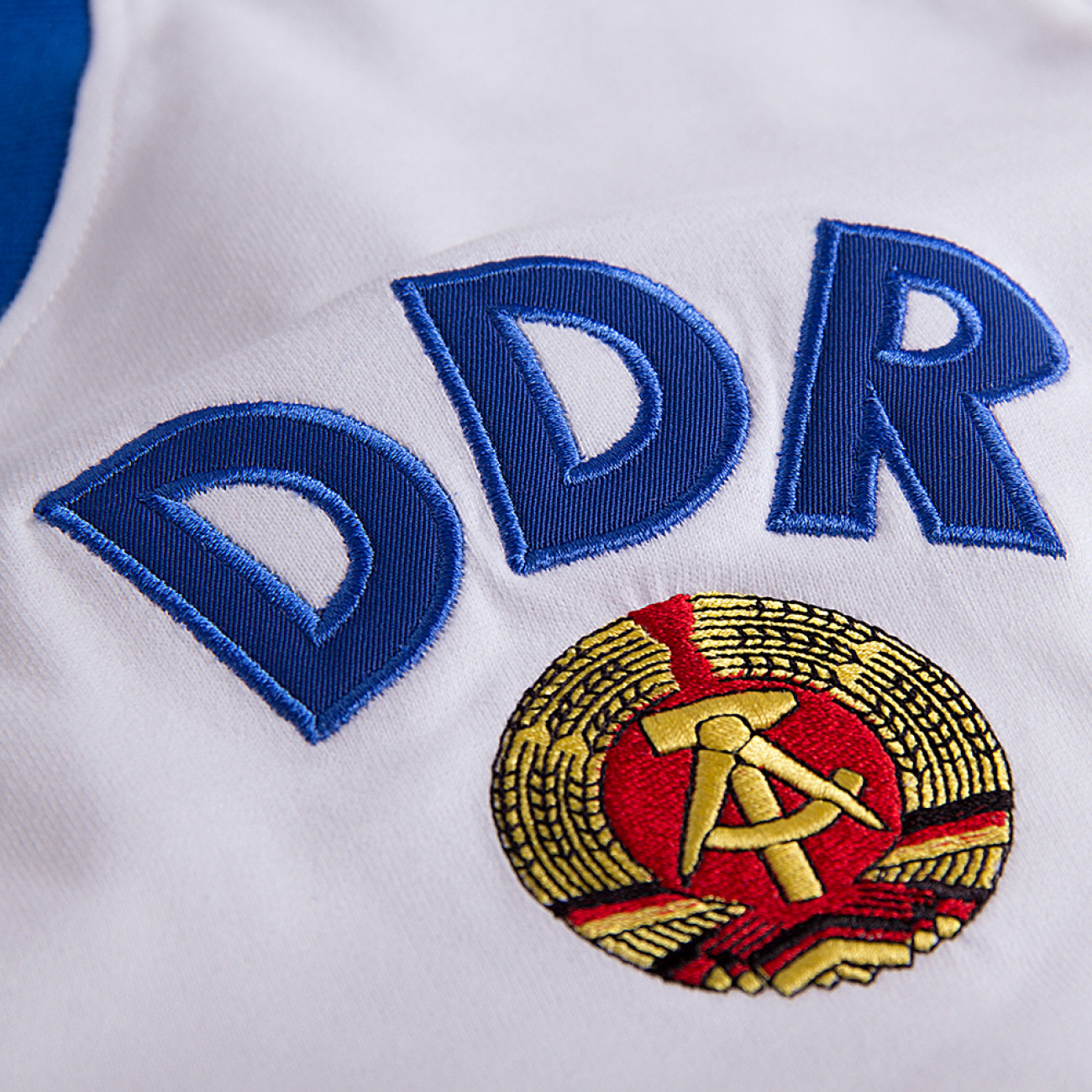 Seconda maglia Germania Est bianca Retrofootball