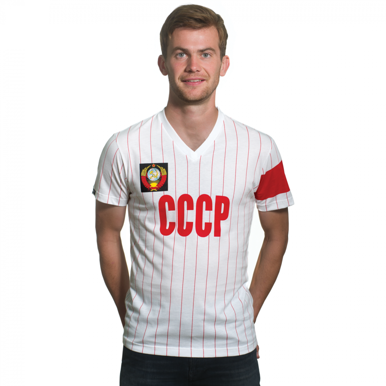 Maglietta CCCP bianca Retrofootball