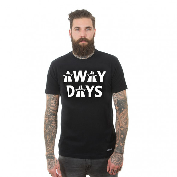 Away Days T-Shirt | Black