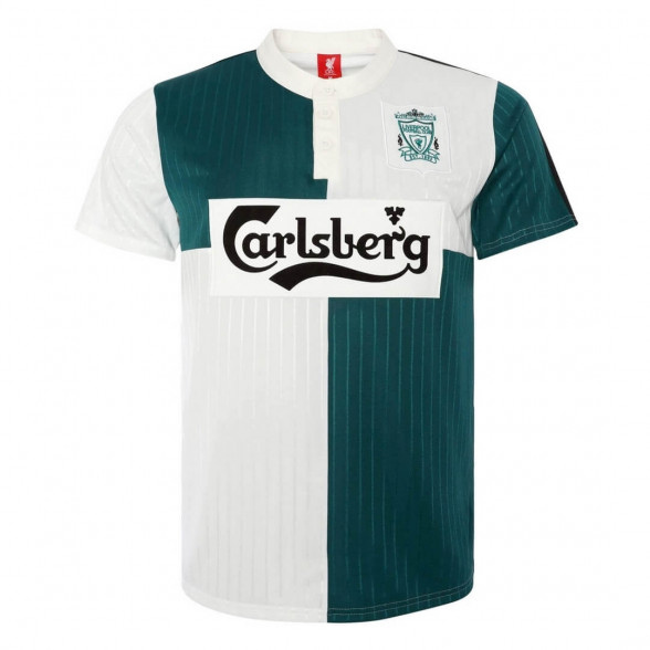 Maglia storica Liverpool FC 1995-96 Ospiti Verde