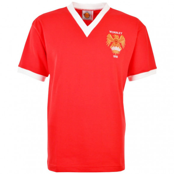 Maglia storica Manchester United 1958 FA Cup Final