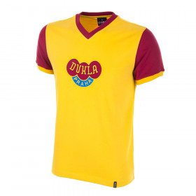 Maglia vintage Dukla Praga gialla