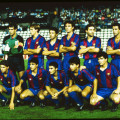 Barcelona Team con la maglia del FC Barcelona 1990-91