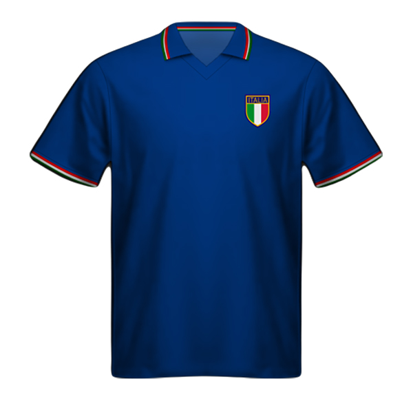 La seconda maglia dell'Italia è un omaggio al Tricolore e alla storia della  Nazionale di calcio