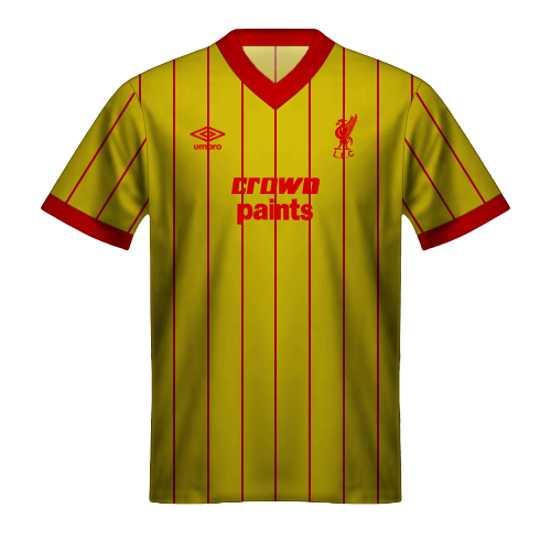 Maglia Liverpool 1985/86 Ospiti