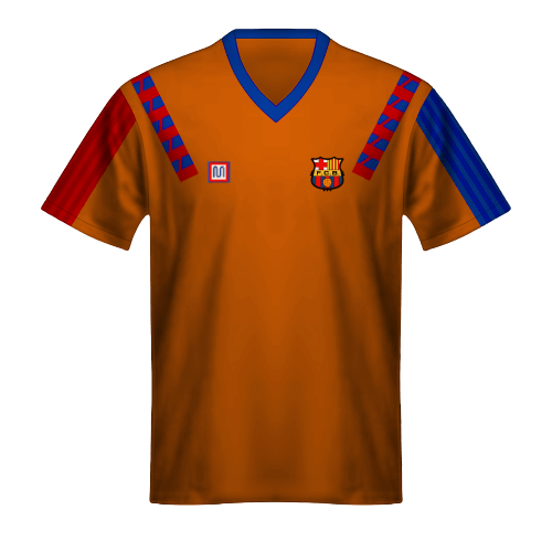 Camiseta FC Barcelona 1992 Naranja Final Copa de Campeones