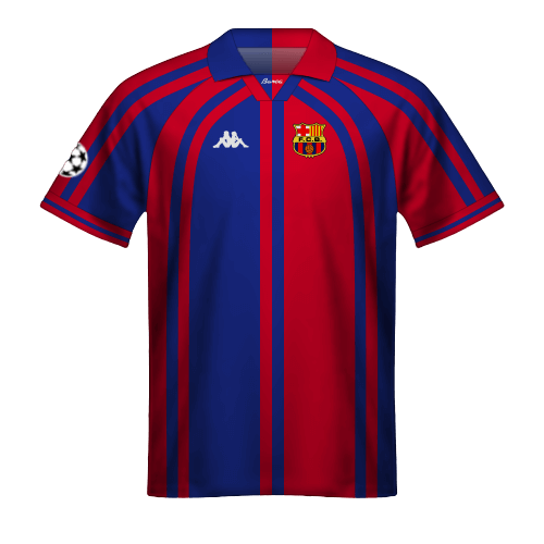 Camiseta FC Barcelona 1997/98 en Champions League