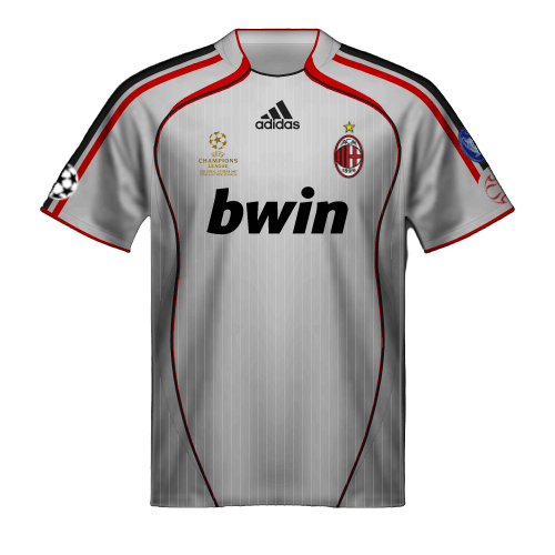 Camiseta Milan 2007 final Champions League