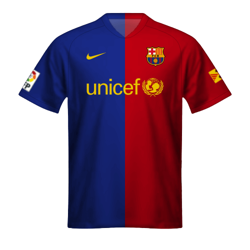 Camiseta FC Barcelona 2008/09, la equipación del sextete de Guardiola