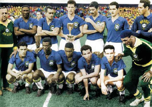 Brasile Campione del Mondo 1958 Mondiale Svezia