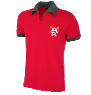 Camiseta futbol retro Portugal 1972