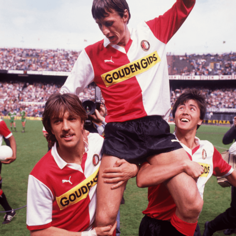 Cruyff at Feyenoord with Ben Wijnstekers and Stanley Brard Cruyff at Feyenoord with Ben Wijnstekers and Stanley Brard