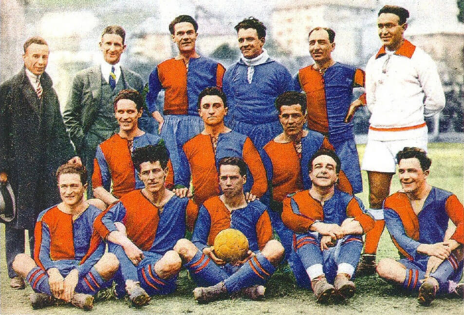 El Genoa ha ganado 9 campeonatos de la liga italiana en la era amateur