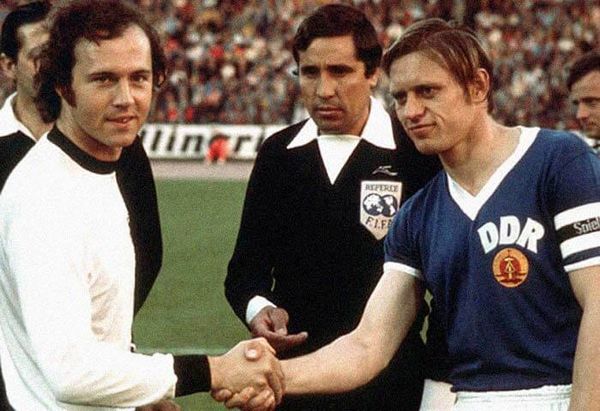 ERI maglia calcio vintage nazionale DEUTSCHER FUSSBALL BUND  GERMANIA 0VEST 70'S ERI 