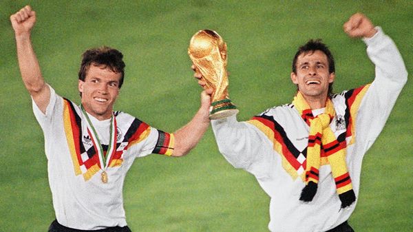 La Germania dell'Ovest campione del Mondo a Italia 90