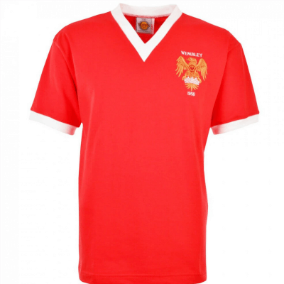 Camiseta Retro Manchester United 1958 FA Cup Final