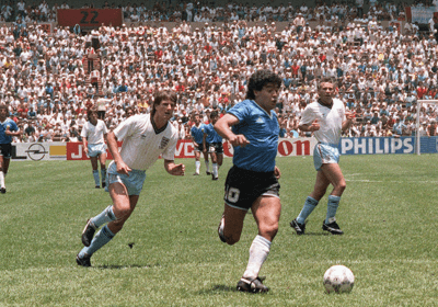 Maradona y el Gol del Siglo Mundial 86 partido Argentina Inglaterra