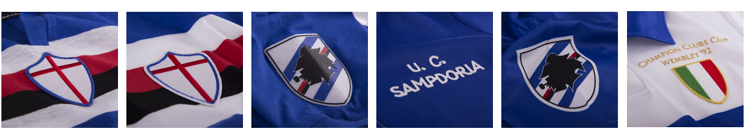 Maglie storiche UC Sampdoria