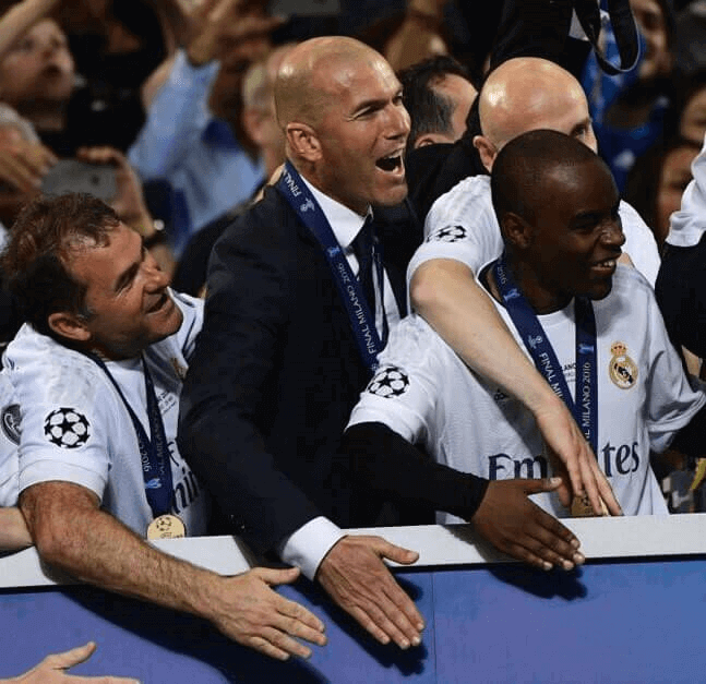 Zinedine Zidane celebra la Champions League 2016 Real Madrid