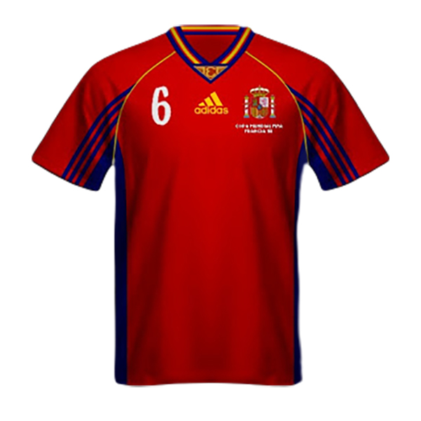 Maglia Spagna Mondiali Francia 1998