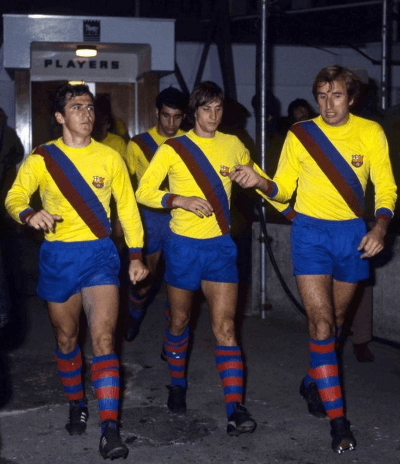 cruyff with rexach and josep vicenç tente barcelona fc in the 70s cruyff with rexach and josep vicenç tente barcelona fc in the 70s