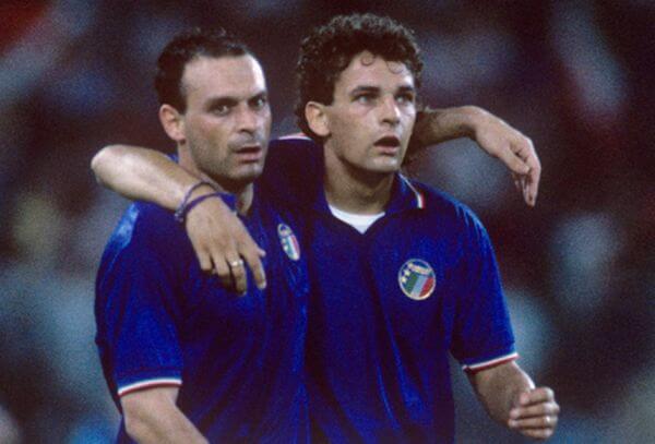 Baggio e Schillaci a Italia 90