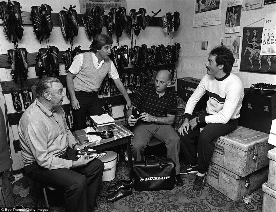 La famosa Boot Room del Liverpool istituita da Bill Shankly