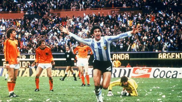 Maro Kempes, eroe del mondiale del 1978 vinto dall'Argentina in casa