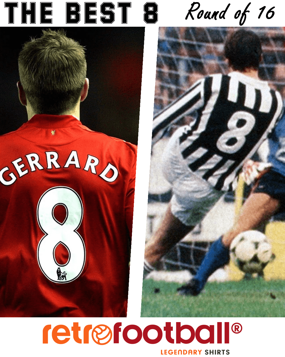 Best 8, miglior numero 8 - Gerrard, Tardelli